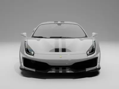 Ferrari 488 Pista 3D model