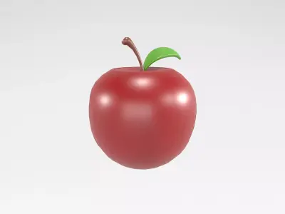 Apple v1 003 Low-poly 3D model