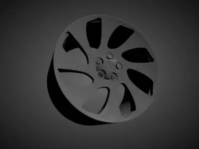 Rotiform WRW scalable and Printable rim 3D print model