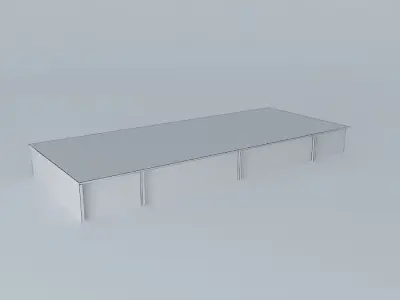 Garages in Meštrović square IV Free 3D model