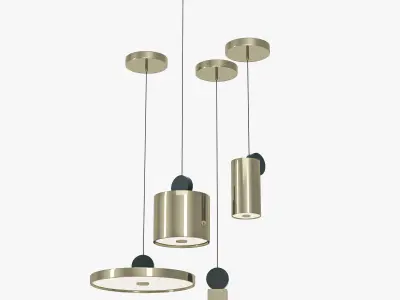 Cale pendant light 3D model