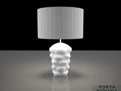 Porta Romana Blob lamp Amber 3D model