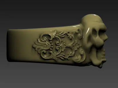 fashion ring A006 3D print model