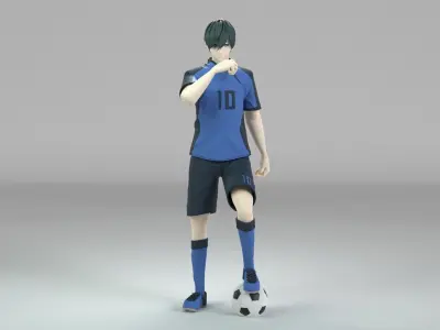 Rin Itoshi - Blue Lock 3D model