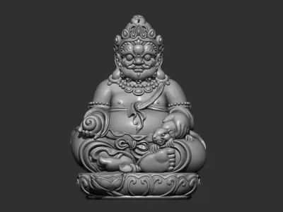 Tibetan Buddha 2 3D print model