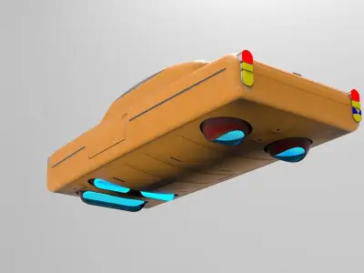Sci-Fi Car 3D print model