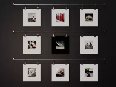 Photo Wall Deco Free low-poly 3D model