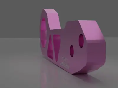 JDM BDL industries tow hook Low-poly 3D model