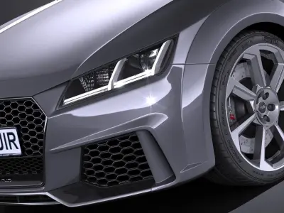 Audi TT RS Roadster 2017 3D model