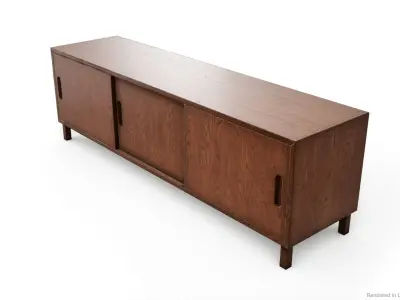 TV Stands PBR Game Ready Low-poly 3D model