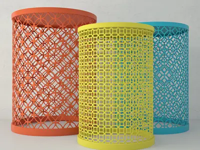 Decorative Table Set 3D model