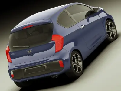 Kia Picanto Sport 2012 3door 3D model