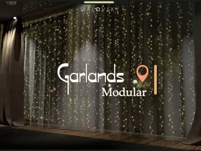 Modular Garlands 3D model
