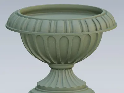 Garden urn planter12 3D model