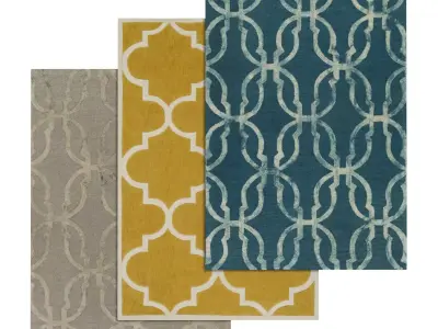 Rug Set 1176 3D model