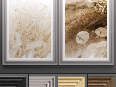 Art Frame 622 Low-poly 3D model