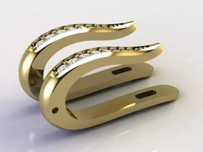 Classic Earrings 3D print model