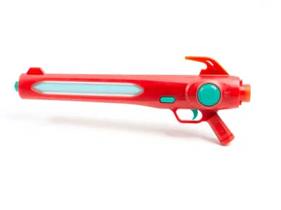 Vibrant Plasma Speargun Toy Model Pack Low-poly 3D model