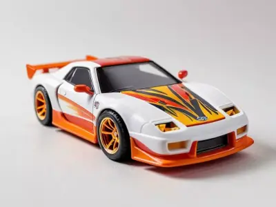 Toy car  Low-poly 3D model