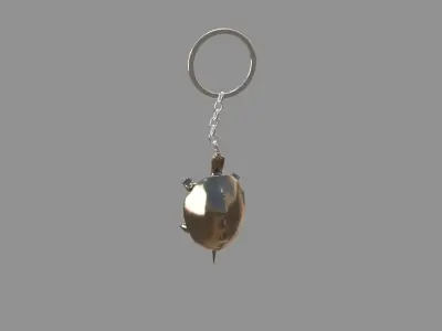 Turtle keychain collection 3D model