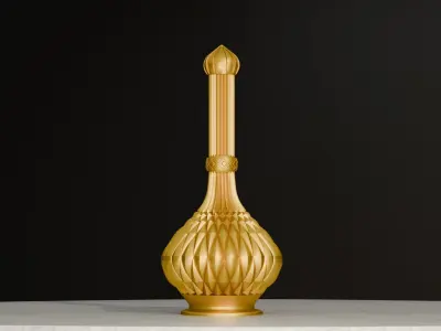 Decorative Bottle Vase 3D print model