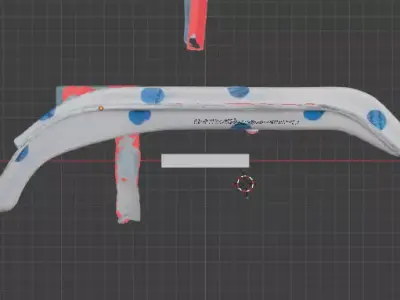 Subaru 5-Speed Manual Transmission Crossmember 41021AC310 3D model