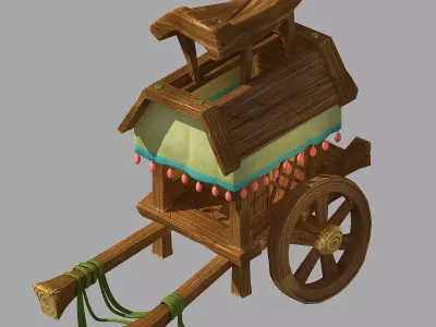 Game City - Intermediate Carriage 3D model