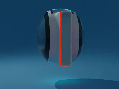 Future car Low-poly 3D model