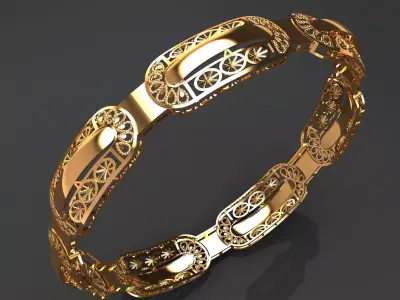 1323 Aurelian Vault Bangle 59MM-9gm 3D print model