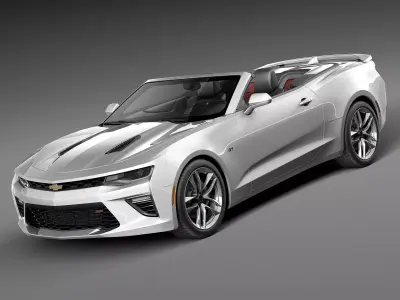 Chevrolet Camaro SS Convertible CG 2016 3D model