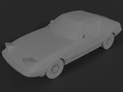 Mazda RX-7 FB 3D print model