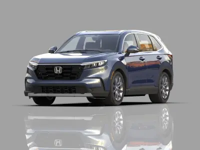 Honda CR-V 2023 HQ interior 3D model