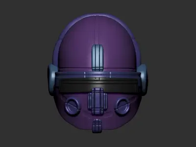 helmet high poly sculpt 3d printable  Free 3D model