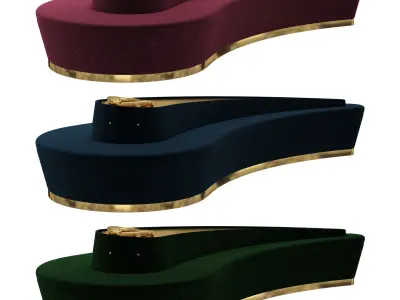 Koket Sofa reptilia 3D model