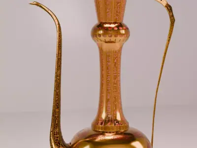 Antique Amphora Egypt 3D model