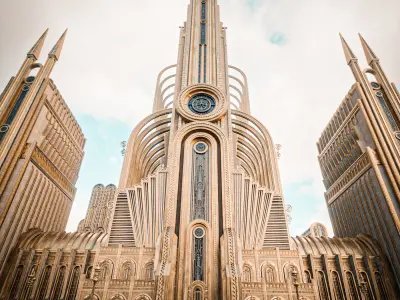 GRAND CAPITAL BUILDING SET Low-poly 3D model