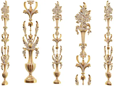 Classic carved 195 3D model