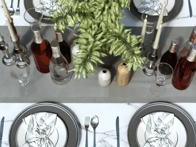 Tableware set 153 3D model