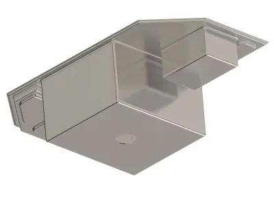 Premium Steel Kitchen Sink 3D print model