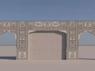 Indian Wall 3D model