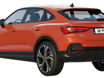 AUDI Q3 SPORTBACK 2020 3D model