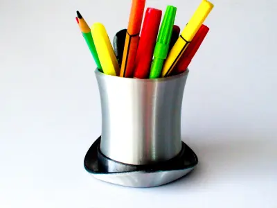 TOP HAT PEN HOLDER 3D print model