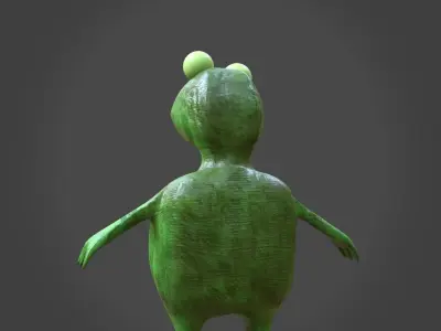 Bull toad 3D model