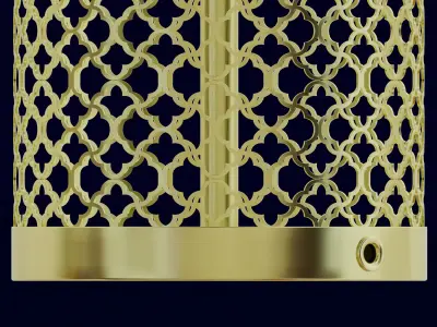 Moroccan Dotted Table Lamp 3D model