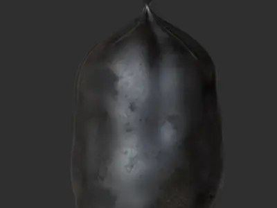 Garbage bag Free 3D model