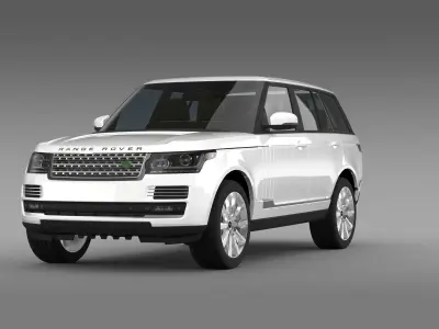 Range Rover Supercharged L405 3D model