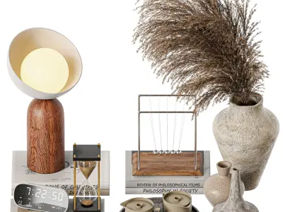 Decorative set 09 3D model 3