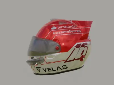 Helmet coca cola bottle Low-poly 3D model