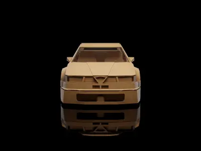 ALFA ROMEO 155 V6 TI cardboard car 3D model