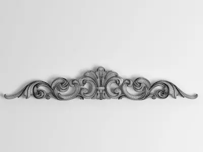 3D Model Carved Decor Element 3D print model purchase
